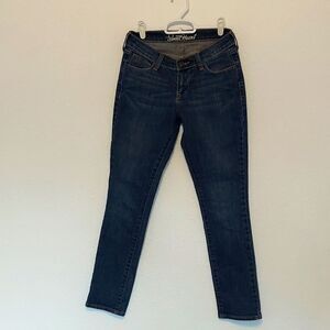 Old Navy Sweetheart Straight Leg Jeans Dark Blue Size 2 Petite EUC